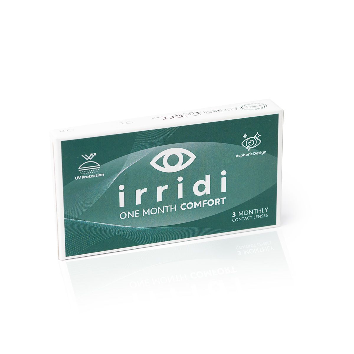 IRRIDI COMFORT MONTHLY DISPOSABLE HYDROGEL CONTACT LENSES (6 LENSES)