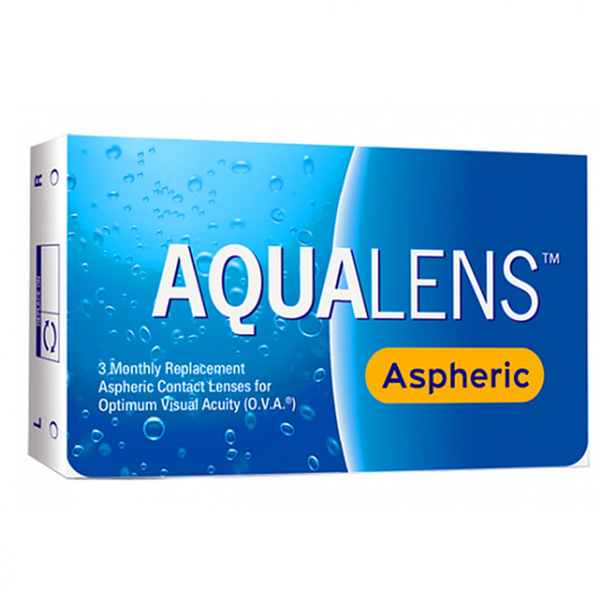 AQUALENS ASPHERIC MONTHLY DISPOSABLE CONTACT LENSES (3 LENSES)