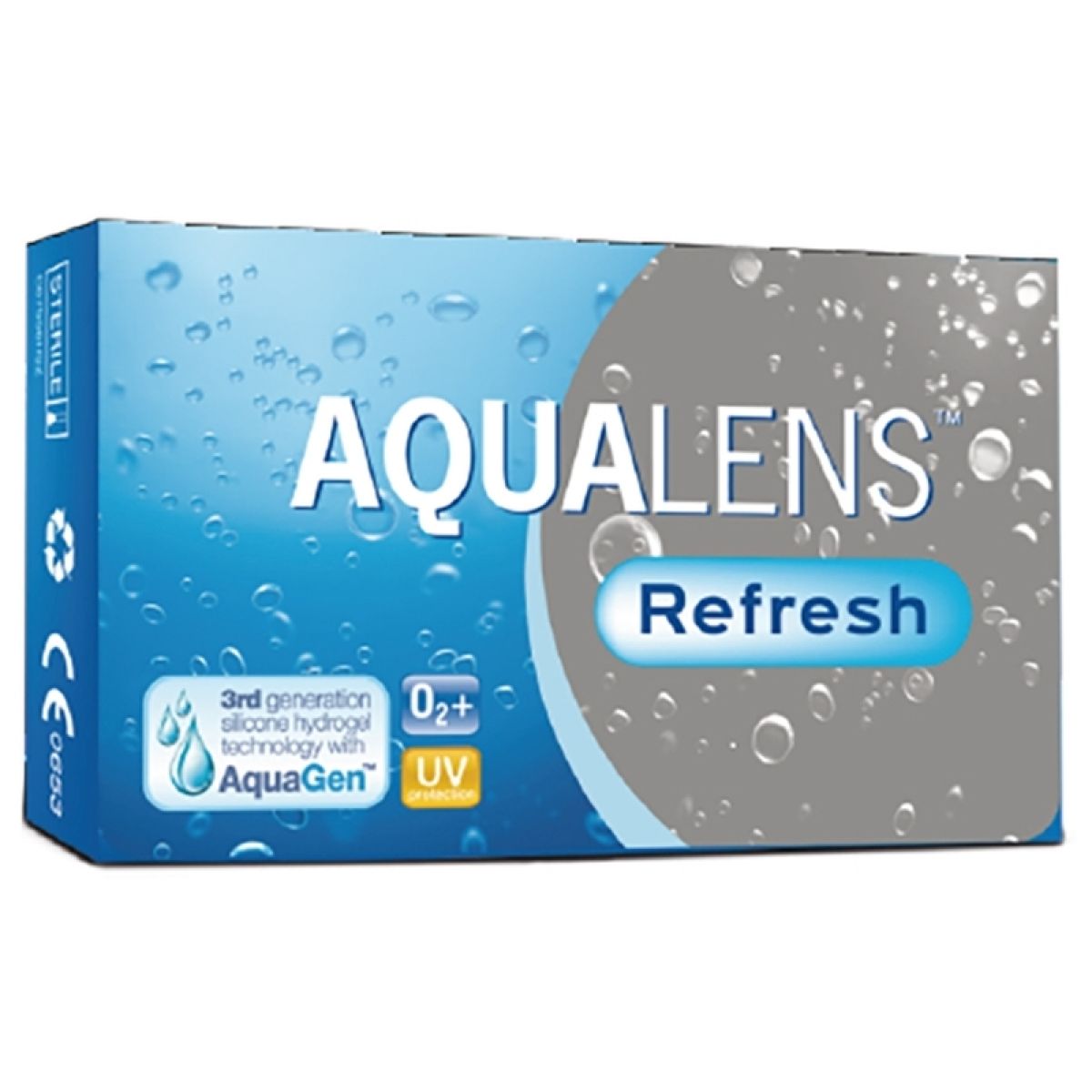 AQUALENS REFRESH MONTHLY DISPOSABLE CONTACT LENSES (3 LENSES)