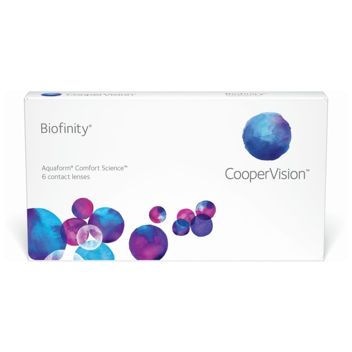 BIOFINITY MONTHLY DISPOSABLE SILICON HYDROGEL CONTACT LENSES (6 LENSES)