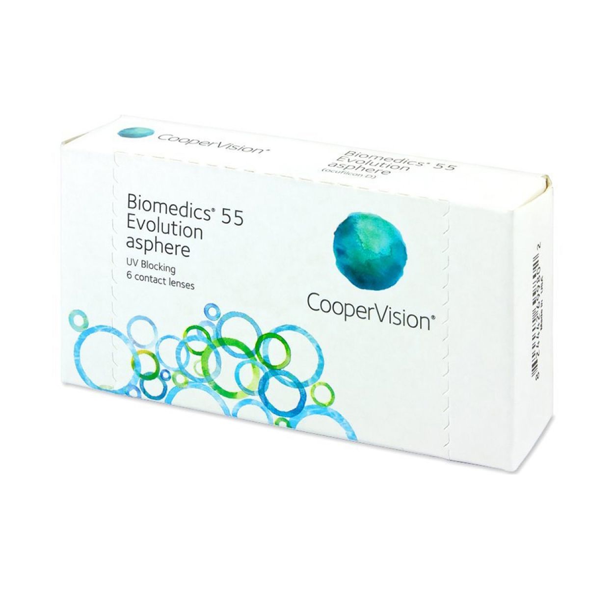 BIOMEDICS 55 EVOLUTION UV MONTHLY DISPOSABLE CONTACT LENSES (6 LENSES)