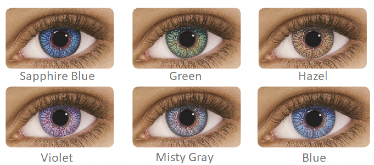 FRESHLOOK COLORS MONHTLY DISPOSABLE COLORED CONTACT LENSES (2 LENSES)