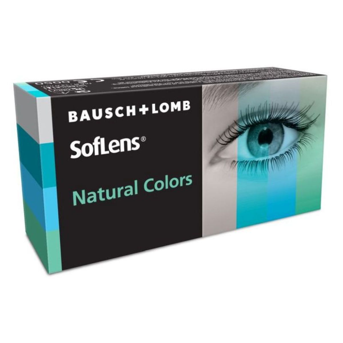 SOFLENS NATURAL COLORS MONTHLY DISPOSABLE COLORED CONTACT LENSES (2 LENSES)