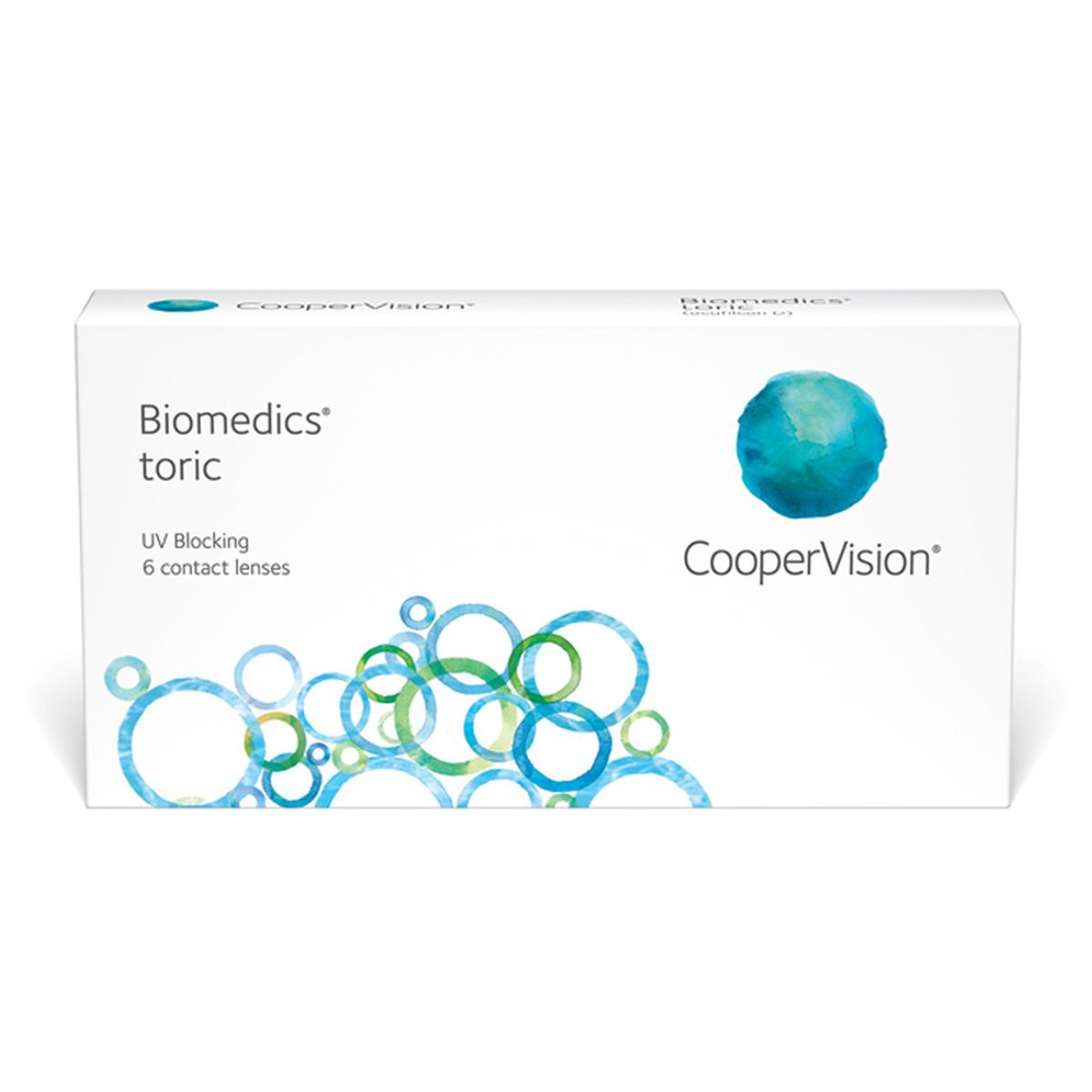 BIOMEDICS TORIC MONTHLY DISPOSABLE BIOMIMETIC CONTACT LENSES FOR ASTIGMATISM (6 LENSES)