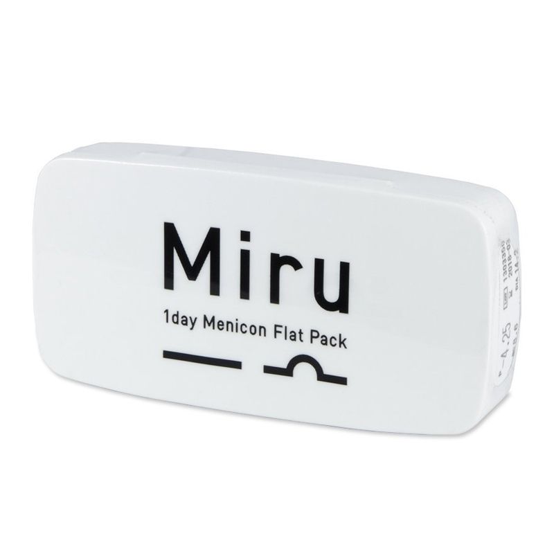 MIRU 1DAY FLAT PACK DISPOSABLE CONTACT LENSES (30 LENSES)