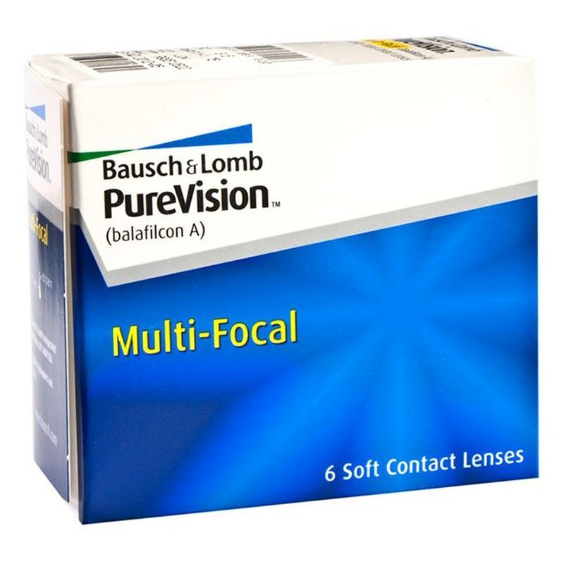 PUREVISION MULTIFOCAL MONTHLY DISPOSABLE SILICON HYDROGEL MULTIFOCAL CONTACT LENSES (6 LENSES)